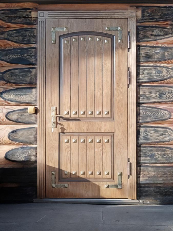 Дверь с элементами декора