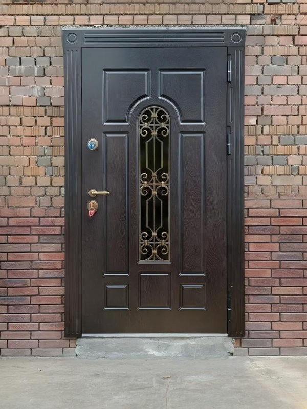 С решеткой и стеклом