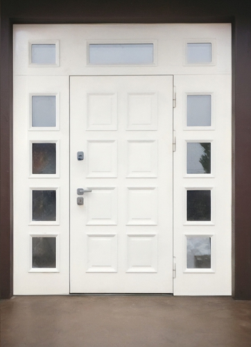 Белая с остеклением Белая с остеклением