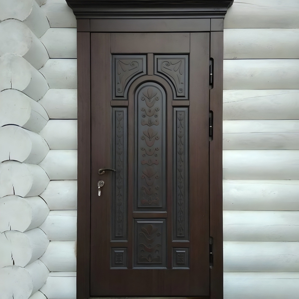 Дверь с карнизом