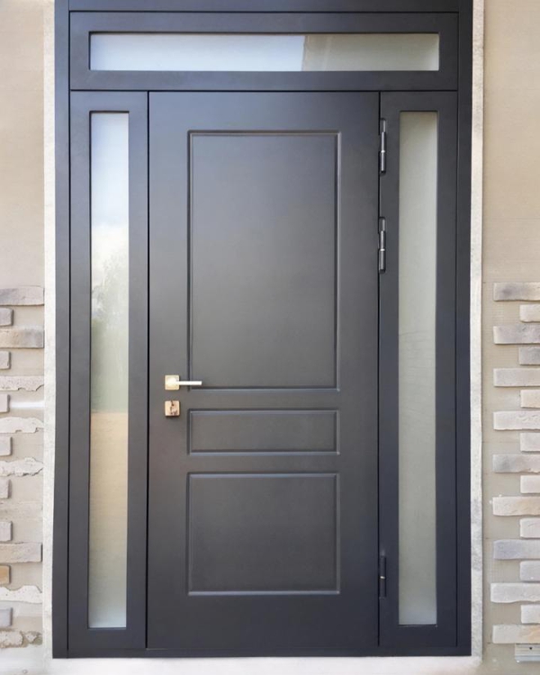 Дверь с остеклением по бокам