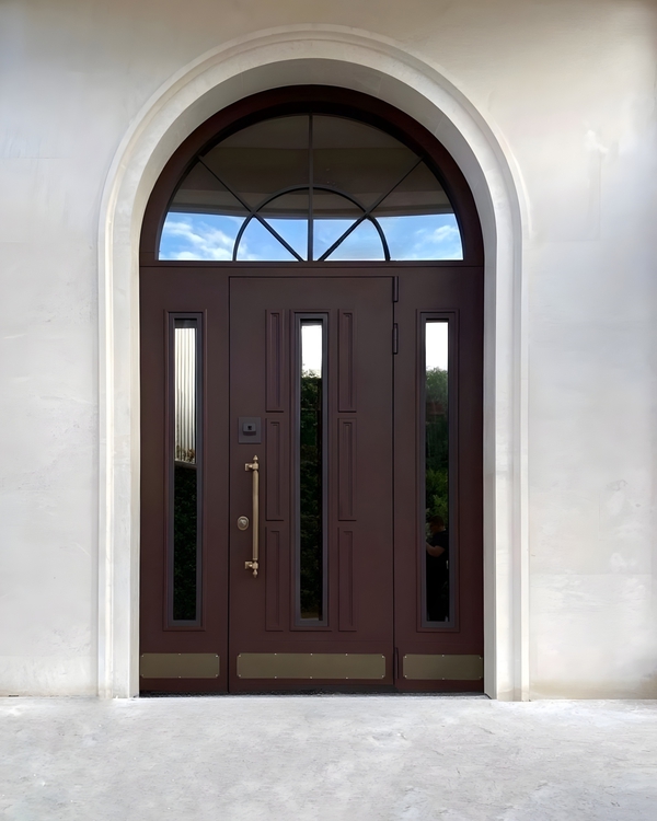 Арочная парадная дверь